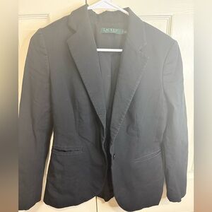Lauren Ralph Lauren Black Tailored Blazer Women's Size 2 | Classic Office Jacket